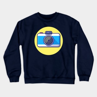 Camera Cartoon Crewneck Sweatshirt